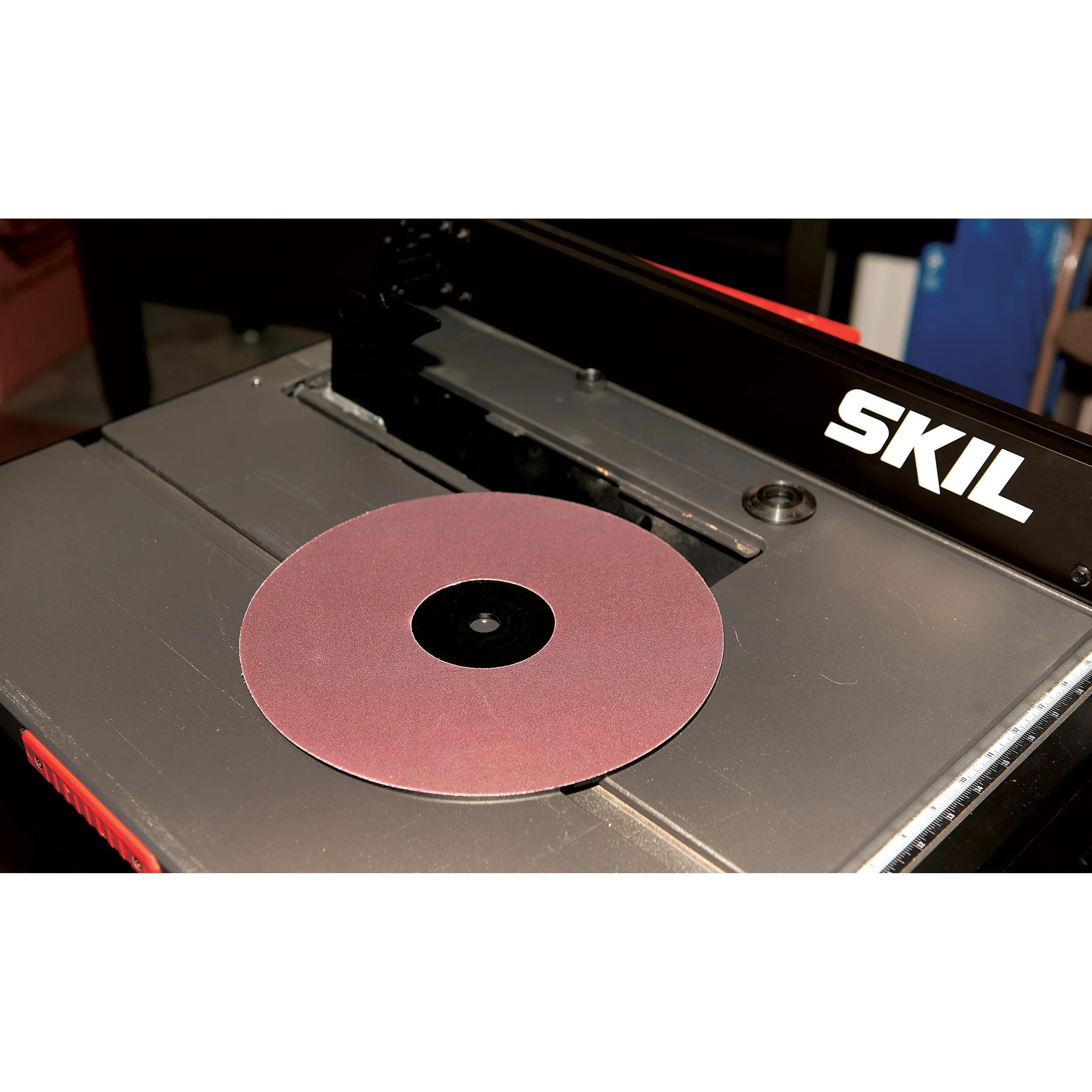 10" Table Saw Sanding Disc and Calibration Plate