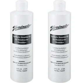 2 Pack Rexel Shredmaster Shredder Oil Lubricant 473mL