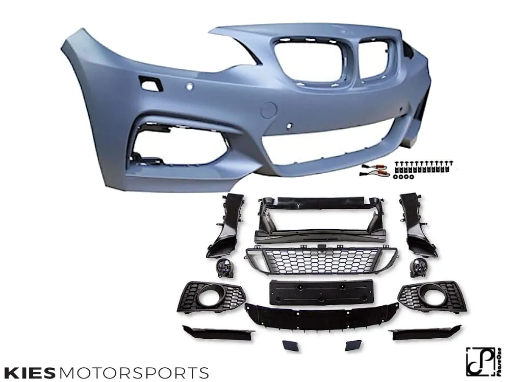 2014-2021 BMW 2 Series (F22 / F23) M Sport Style Front Bumper Conversion