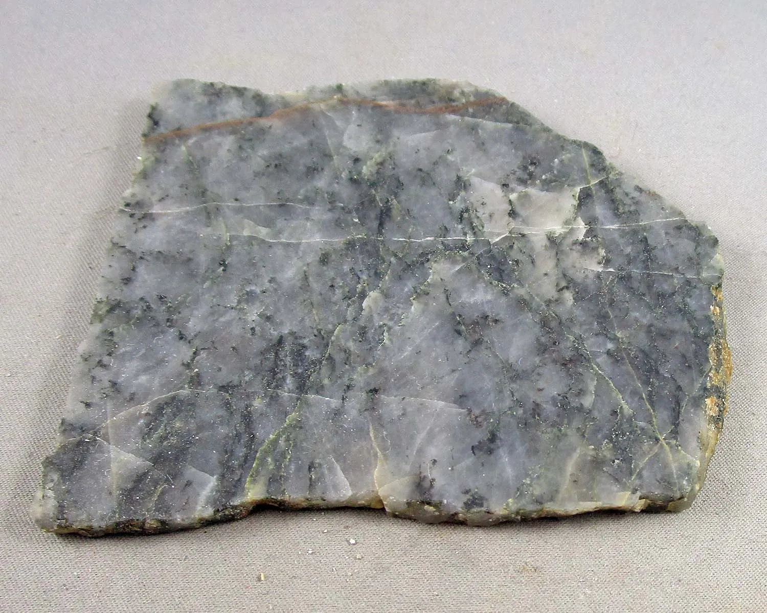 25% OFF!  Chlorite in Quartz Slice 1pc B075-4