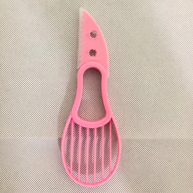 3-in-1 Avocado Slicer Shea Corer Butter Fruit Peeler Cutter Pulp Separator
