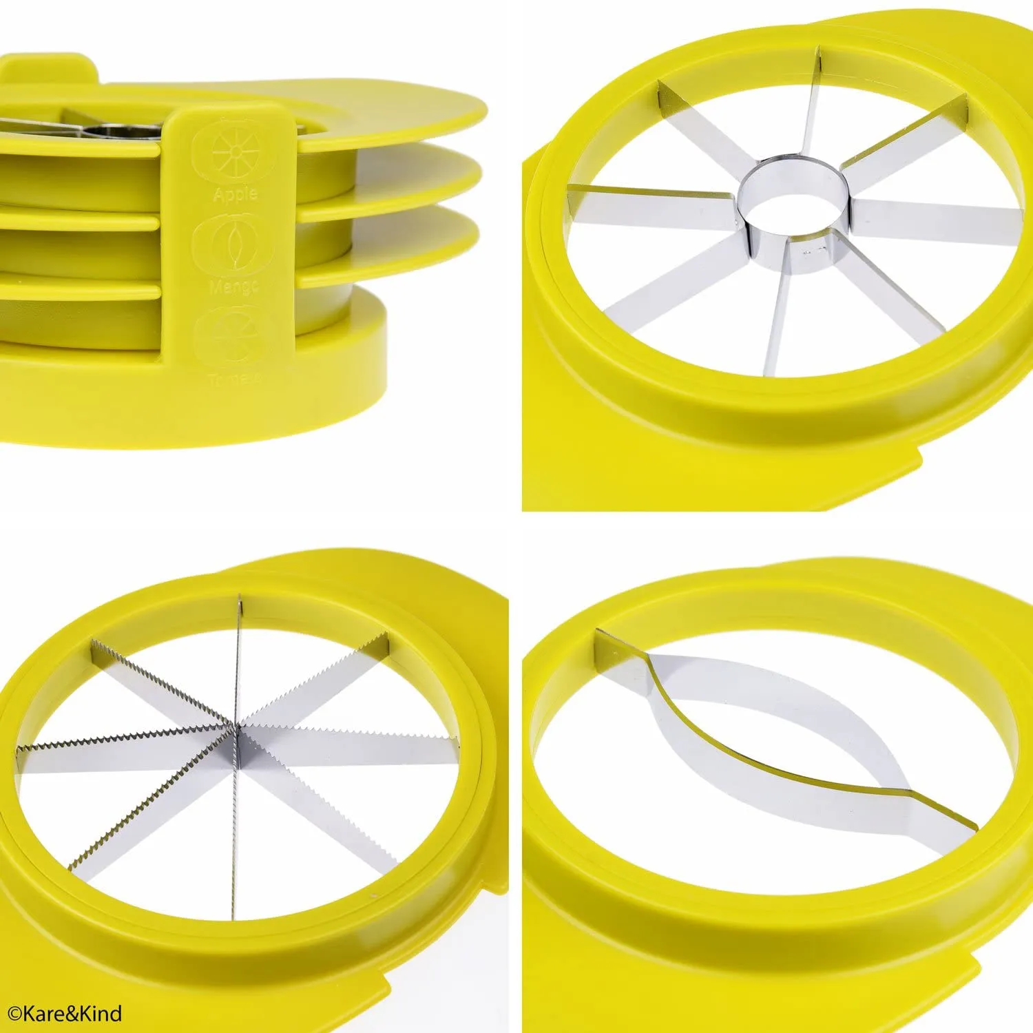 4-in-1 Fruit and Vegetable Slicer with Base