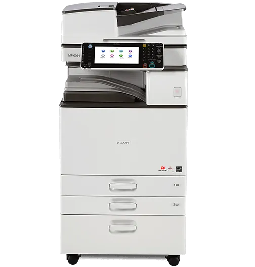 $75/month. Ricoh Aficio MP 5054 Black and White Multifunction Laser Printer Office Copier and Scanner