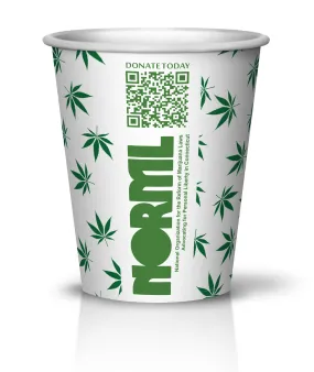8oz NORML “Legalize It” Marijuana Leaf Print Cups 500ct