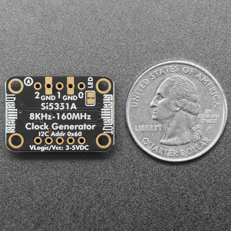 Adafruit Si5351A Clock Generator with STEMMA QT - 8KHz to 160MHz
