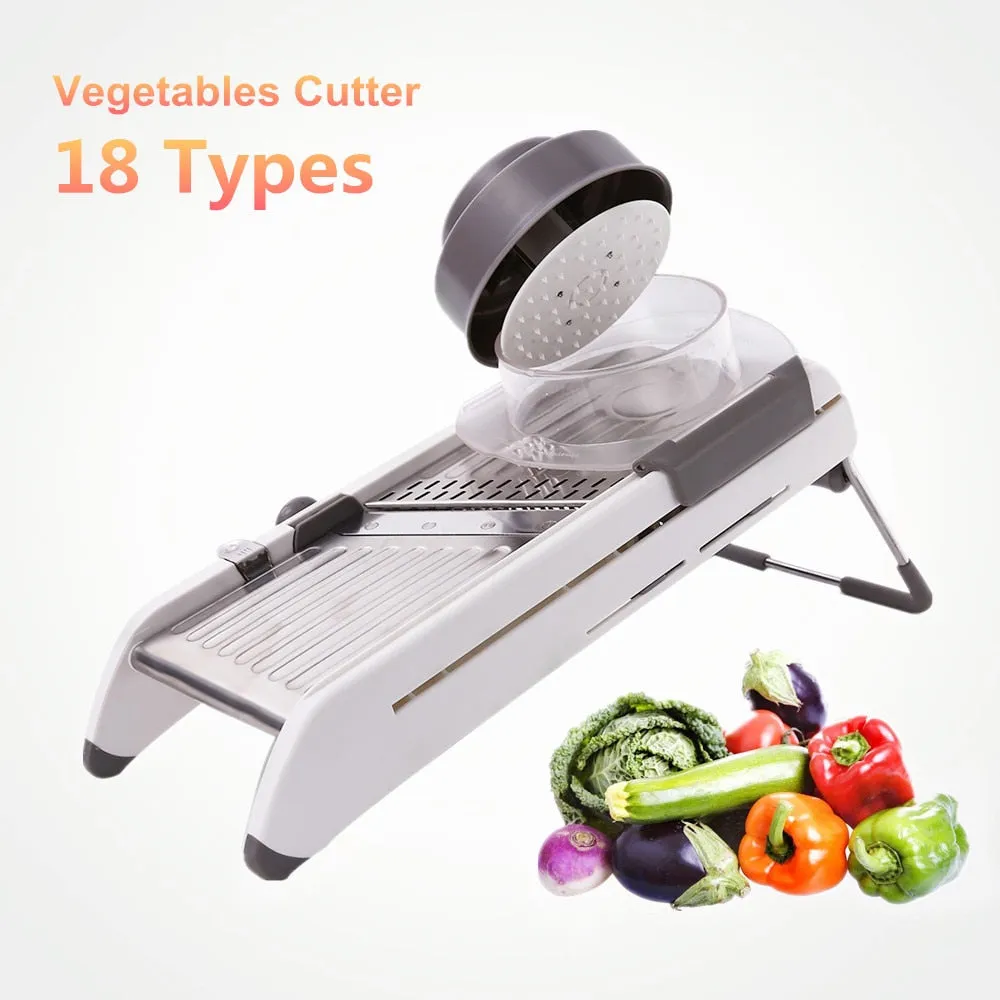 Adjustable Professional Mandoline Slicer Grater