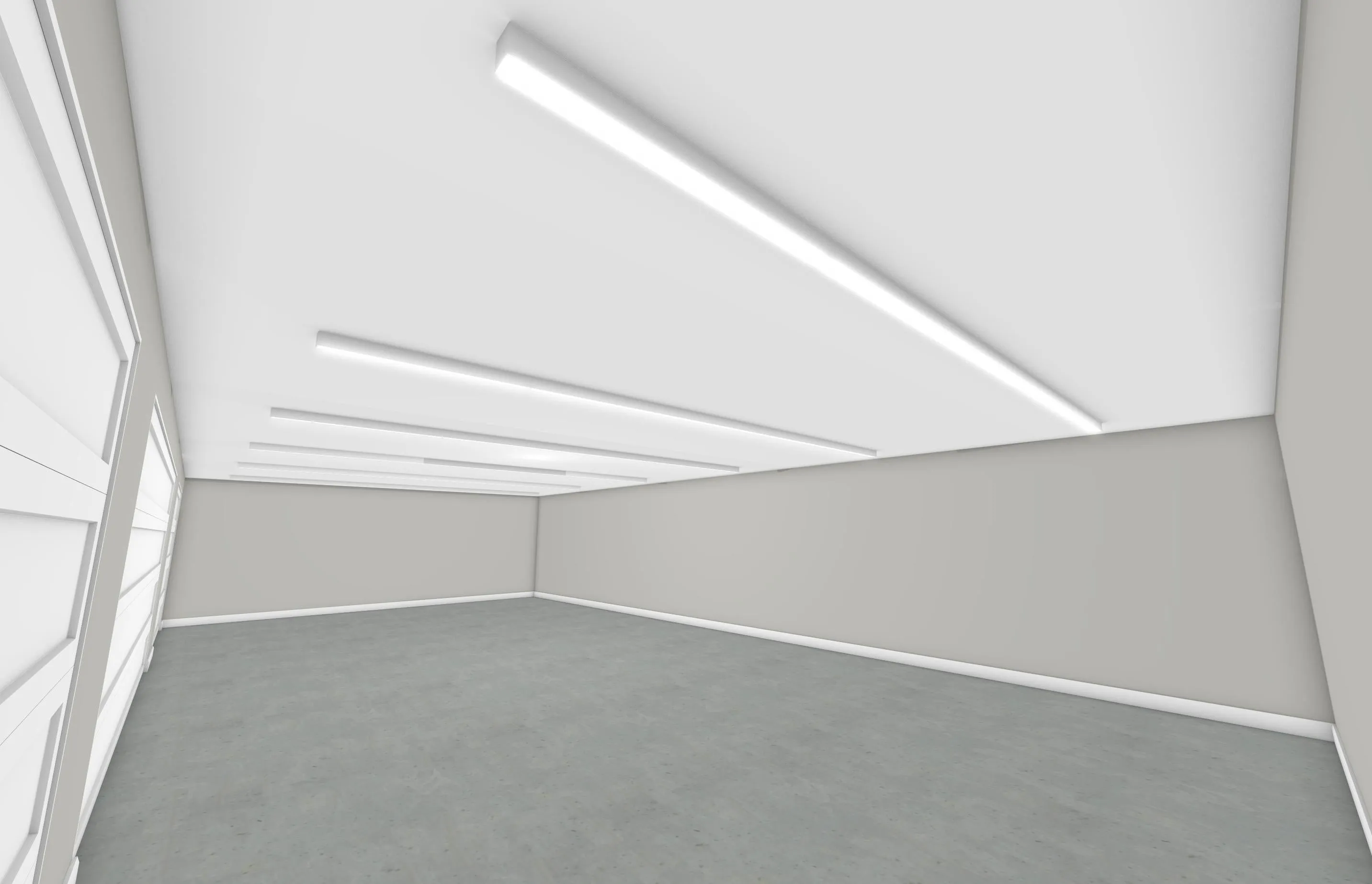 Advanced Four Car Garage Lighting Solution