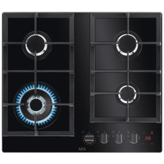 AEG HKB64450NB Gas Hob - Black