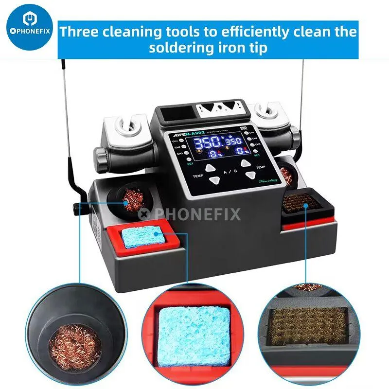 AIFEN A902 Double Welding Station C210 C245 C115 Soldering Tool