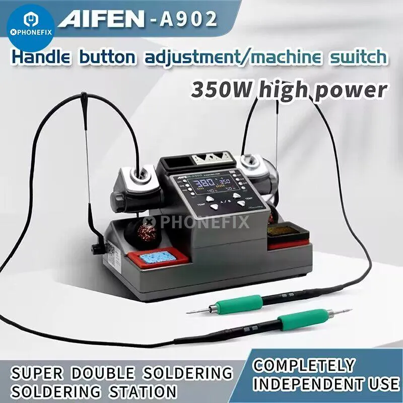 AIFEN A902 Double Welding Station C210 C245 C115 Soldering Tool