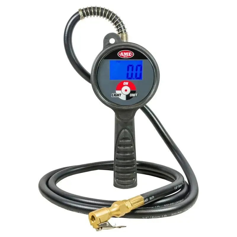 AME 24866 Digital Tire Inflator (174 PSI / Clip-on)