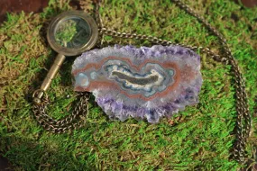 Amethyst Stalactite || Stalactite Slice || Crystal Flower || Amethyst Slice || Raw Amethyst || Druzy Stalactite || Agate Slice || Ornamental