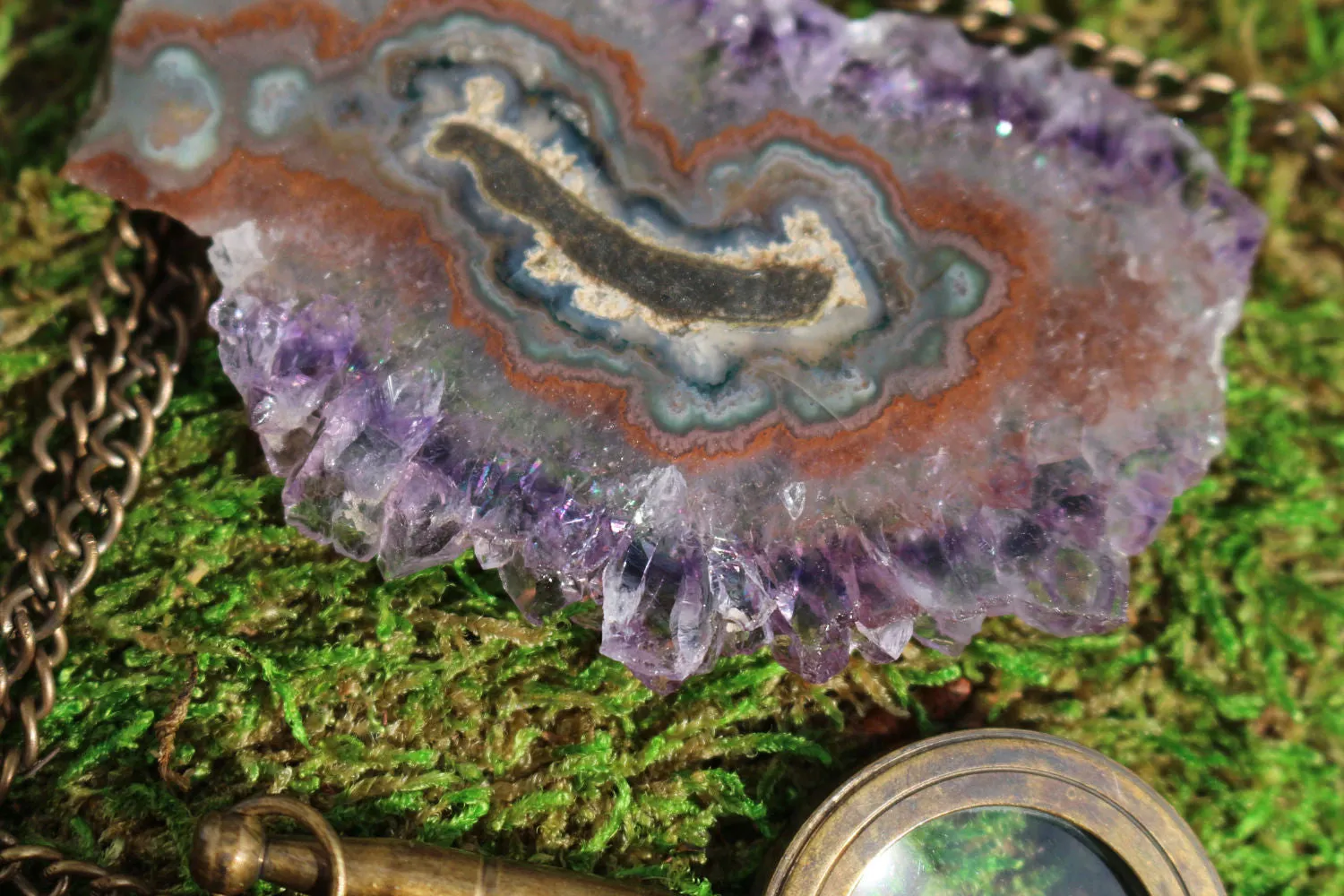 Amethyst Stalactite || Stalactite Slice || Crystal Flower || Amethyst Slice || Raw Amethyst || Druzy Stalactite || Agate Slice || Ornamental