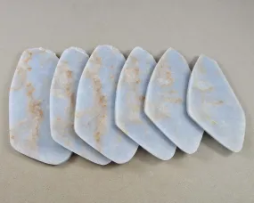 Angelite Stone Slice 1pc J214