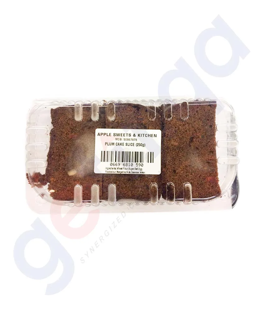 APPLE KITCHEN & SWEETS PLUM CAKE SLICE 250GM
