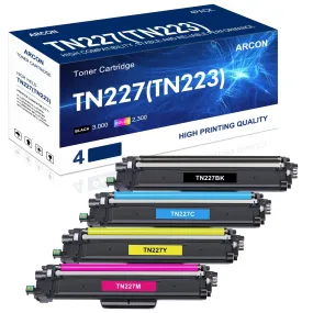 Arcon TN227 TN-227BK/C/M/Y High Yield Toner Cartridge