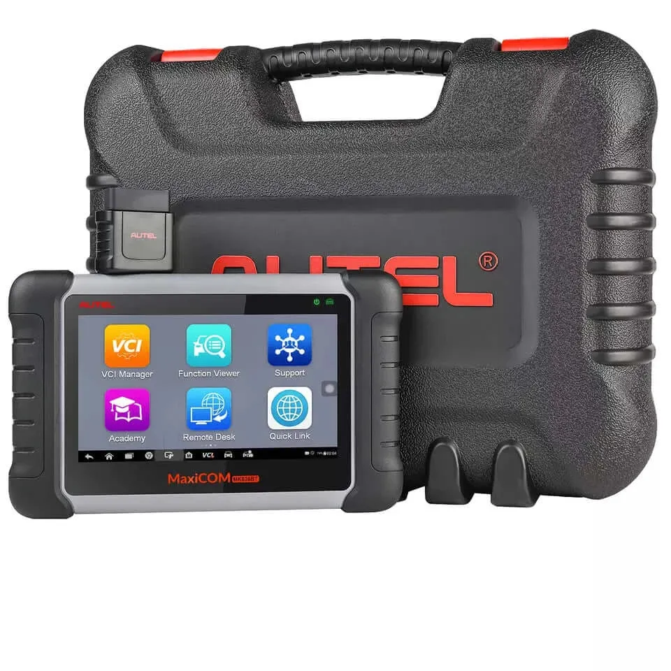 Autel MaxiCOM MK808K-BT All System Scan Tool Active Test 28  Service Functions Full Bidirectional Level-up of MK808BT MK808S MX808S, BT Ver. of MX900, FCA AutoAuth, Battery Test