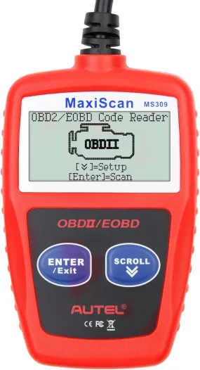 Autel OBD2 Scanner 2023 Newest MS309 Automotive Check Engine Code Reader, Check Emission Monitor Status, CAN Diagnostic Scan Tool for All OBDII Protocol Vehicles after 1996