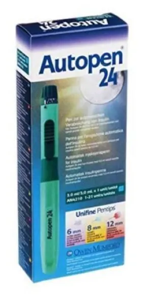 Autopen 24 Reusable Injection Pen 1-21 Units - 3ml x 1