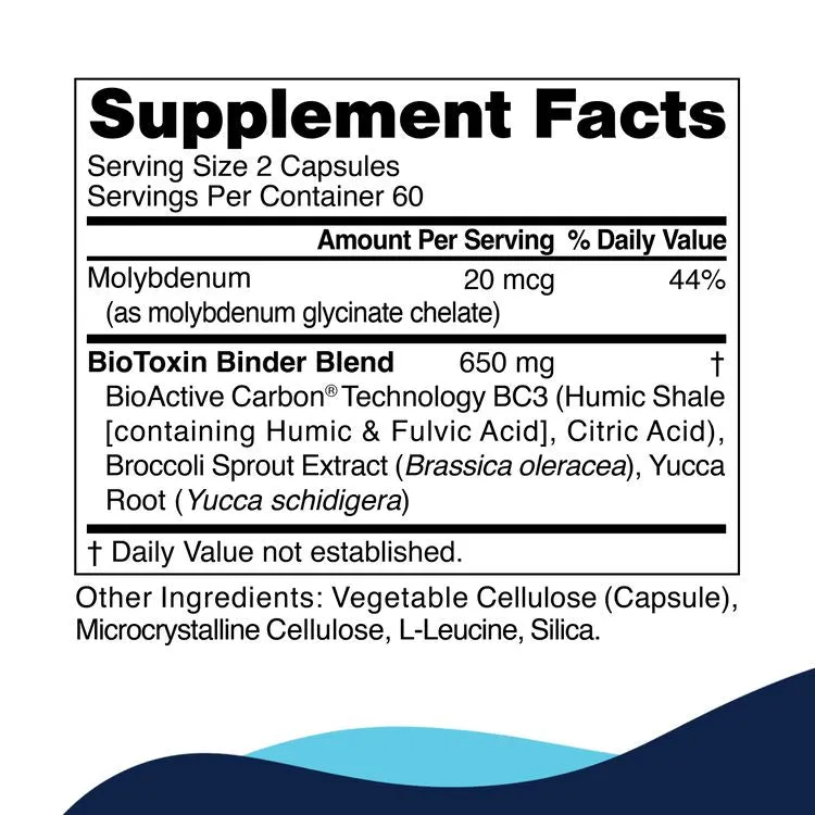 BioToxin Binder | Microbiome & Detox Support - 120 Capsules