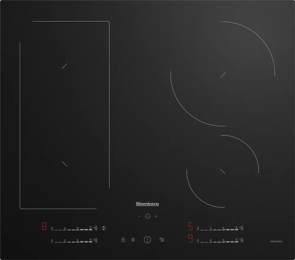 Blomberg MIN74387NP 59cm 4-Zone Induction Hob, Black