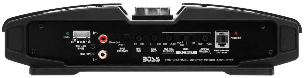 Boss Audio PT3000 3000W 2 Channel Car Audio Amplifier Power LED Amp Remote
