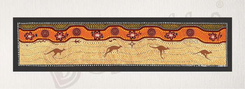 Bulurru Aboriginal Art Canvas Print Unstretched - Yulludunita By Wendy Pawley