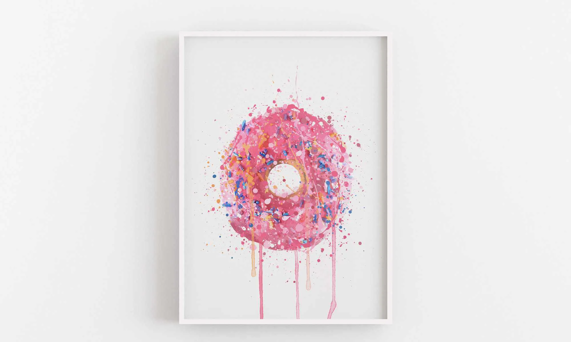 Cake Wall Art Print 'Doughnut'