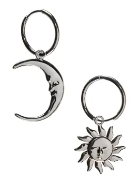 Celestial Duo Sterling Silver Earrings