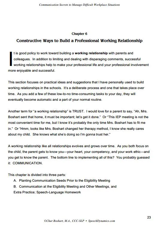 Communication Secrets to Manage Difficult Workplace Situations (ebook)