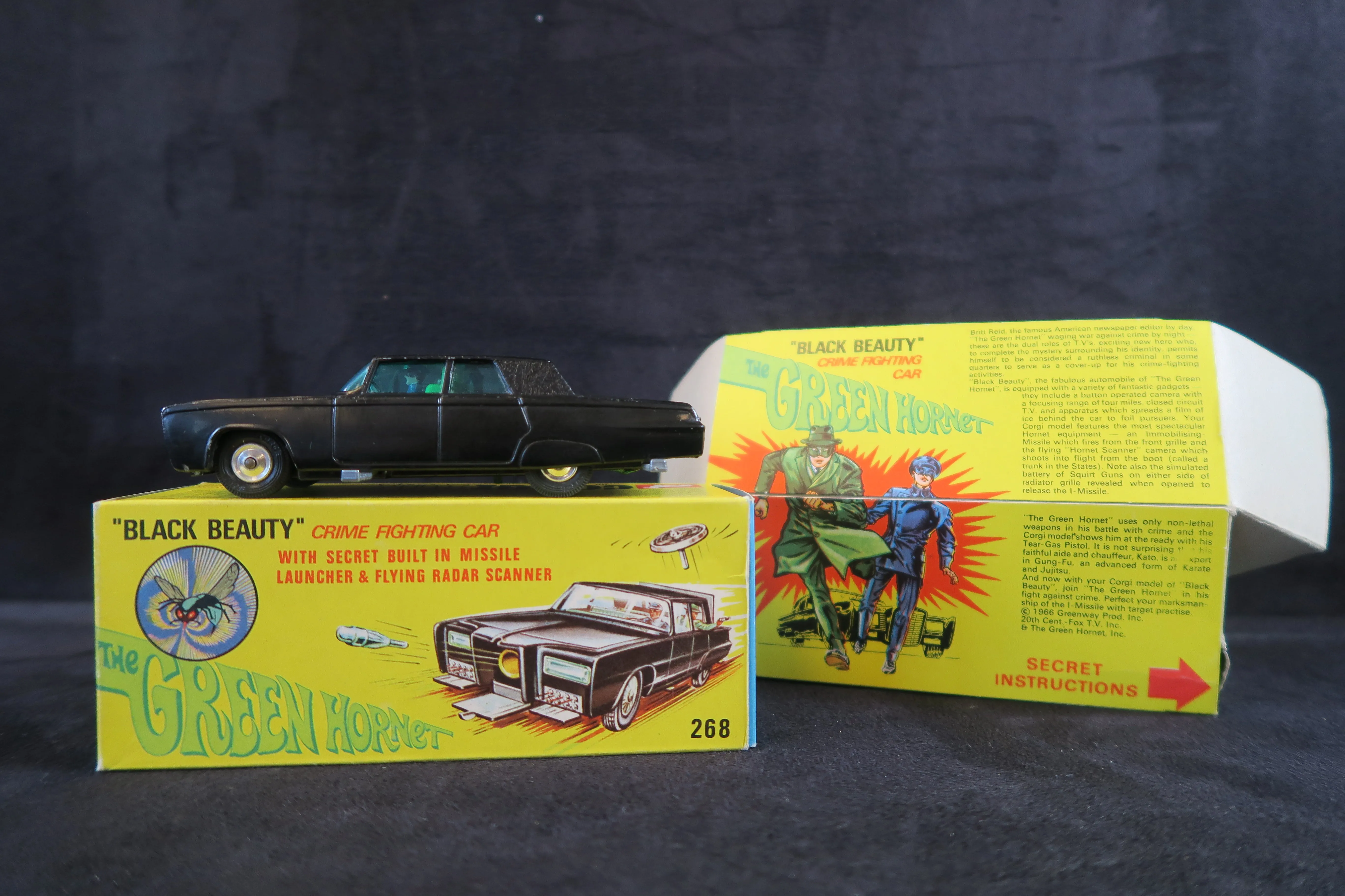 Corgi 268 The Green Hornet 'Black Beauty', Very Near Mint/Boxed!