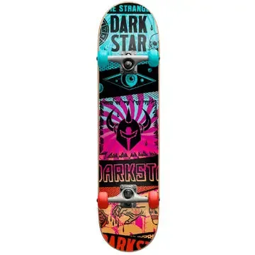 Darkstar Collapse Aqua First Push 7.875" Complete Skateboard