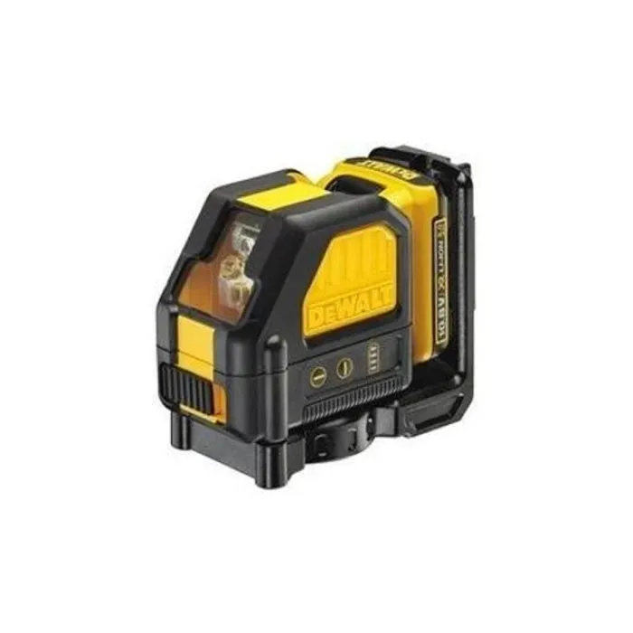 Dewalt Cross Line Laser RED BEAM - Range 35M with 10.8v Battery & Charger - DCE088D1R-GB