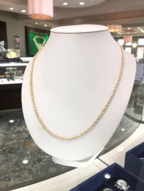 Diamond Cut Rope Chain