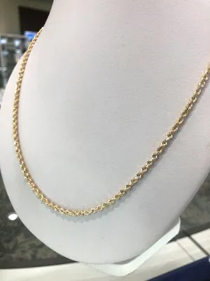 Diamond Cut Rope Chain