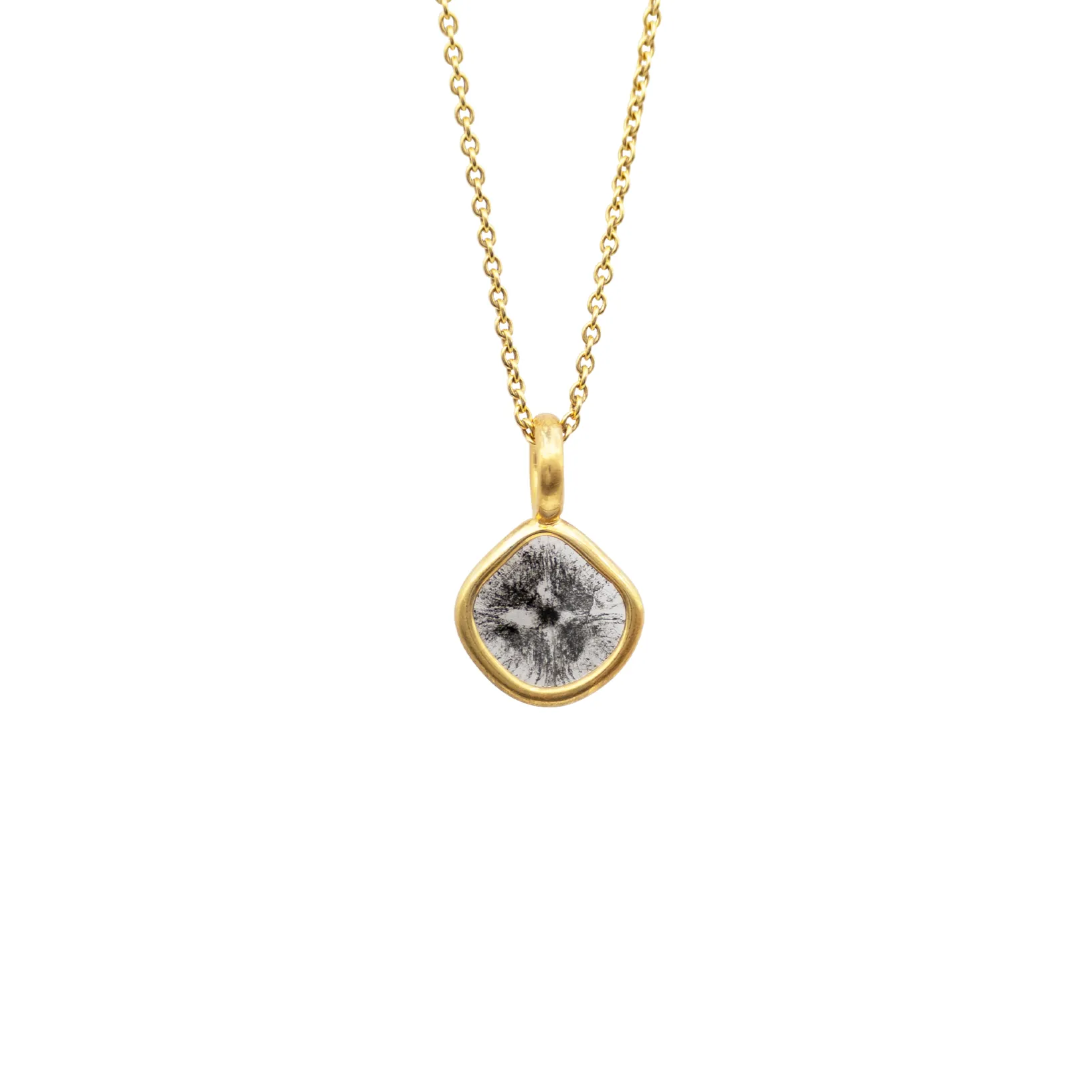 DIAMOND SLICE PENDANT
