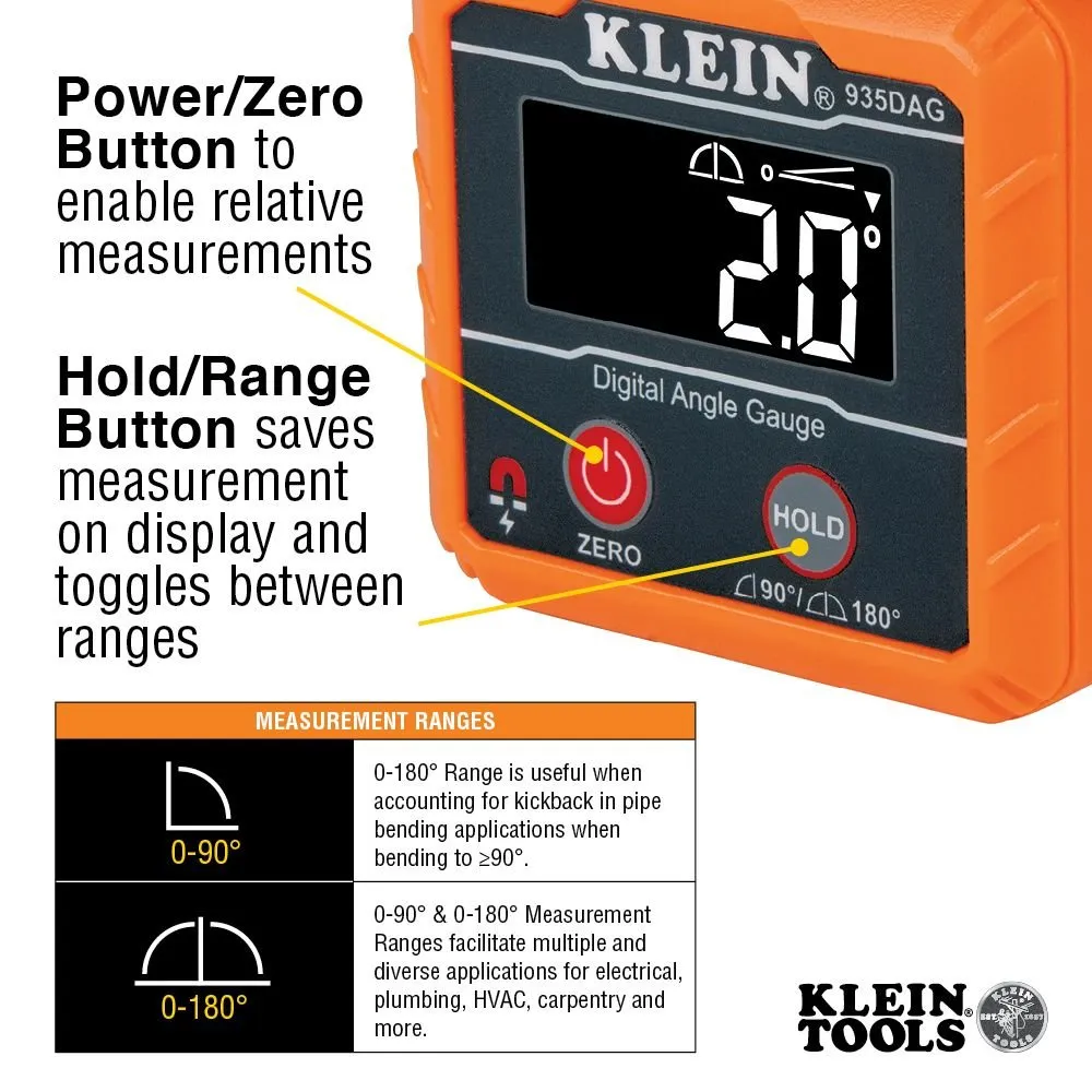 Digital Angle Gauge and Level