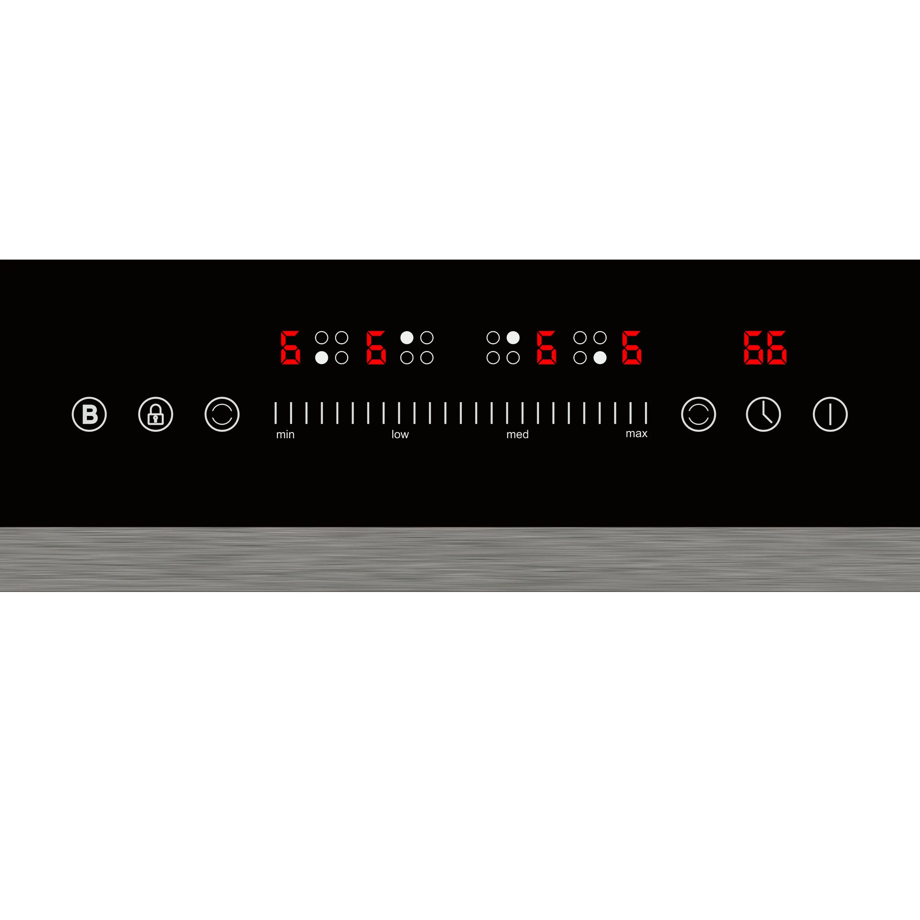 Dijon 60cm 4 Zone Induction Cooktop with Double Flex Zone LS60I2F
