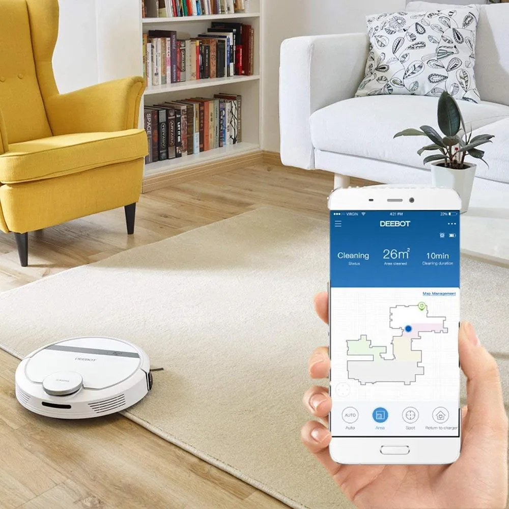 Ecovacs Deebot 907 Smart Robot Vacuum Cleaner (Refurbished)