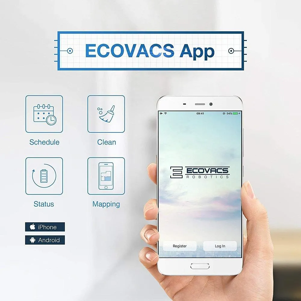 Ecovacs Deebot 907 Smart Robot Vacuum Cleaner (Refurbished)