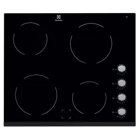 Electrolux 60cm Electric Ceramic Hob - Black | EHF6140ISK