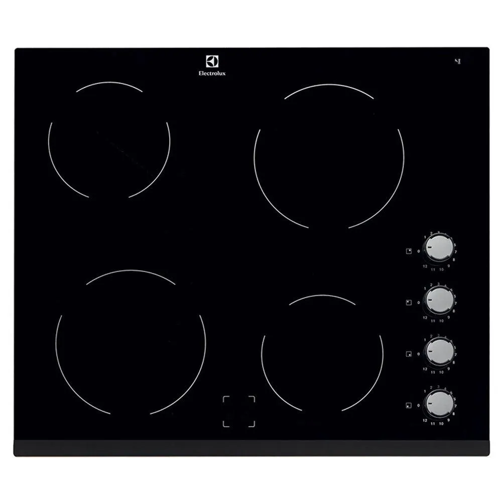 Electrolux 60cm Electric Ceramic Hob - Black | EHF6140ISK