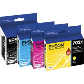 Epson T702XL-BCS High-capacity Black Ink Cartridges