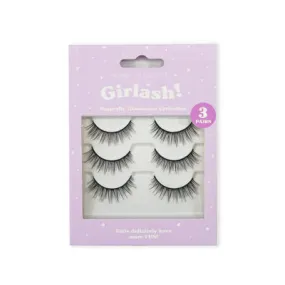 Eyes- Kara Beauty Girlash! 3D Faux Mink Natural Effect Lashes 3 PAIRS LG3208 (12pc box, $3 each)