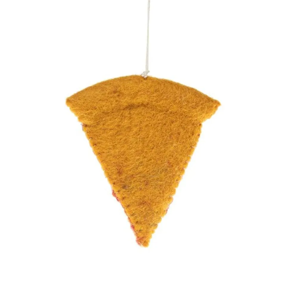 Felt Pizza Slice Ornament