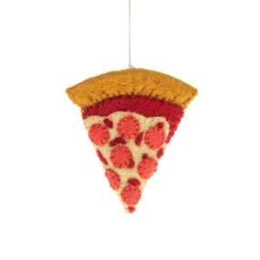 Felt Pizza Slice Ornament
