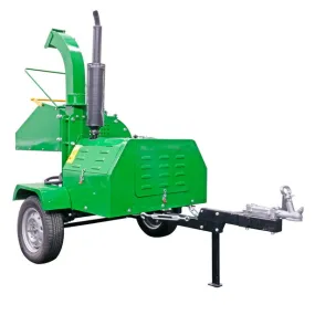 Garden Farming 18hp Diesel Powered Wood Chipper Towable