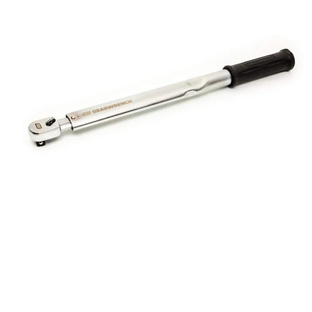GearWrench 85164 1/2" Drive Preset Micrometer Torque Wrench 40-200 Nm