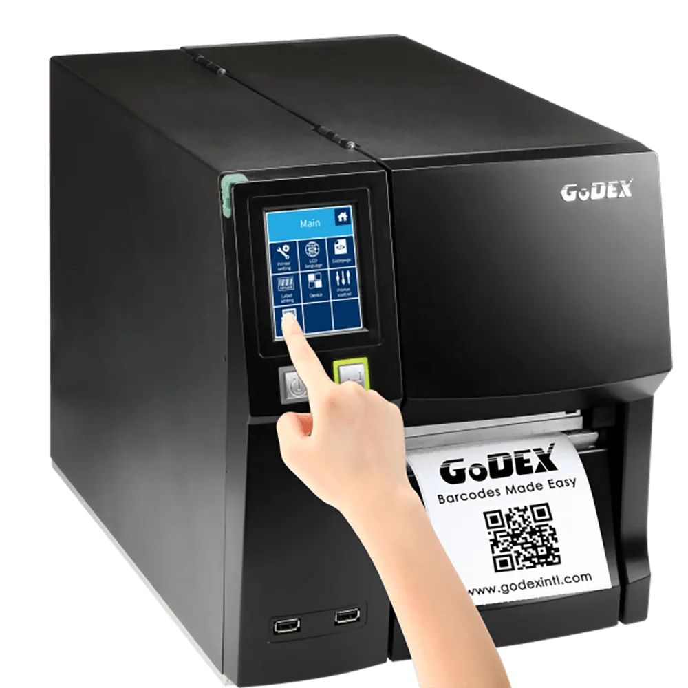GoDEX ZX1200i  / ZX1300i  / ZX1600i  4” 200 dpi / 300 dpi / 600 dpi Industrial Printer