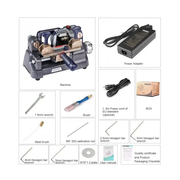 GT-XP-008 - Key Cutting Machine for Mortice Keys